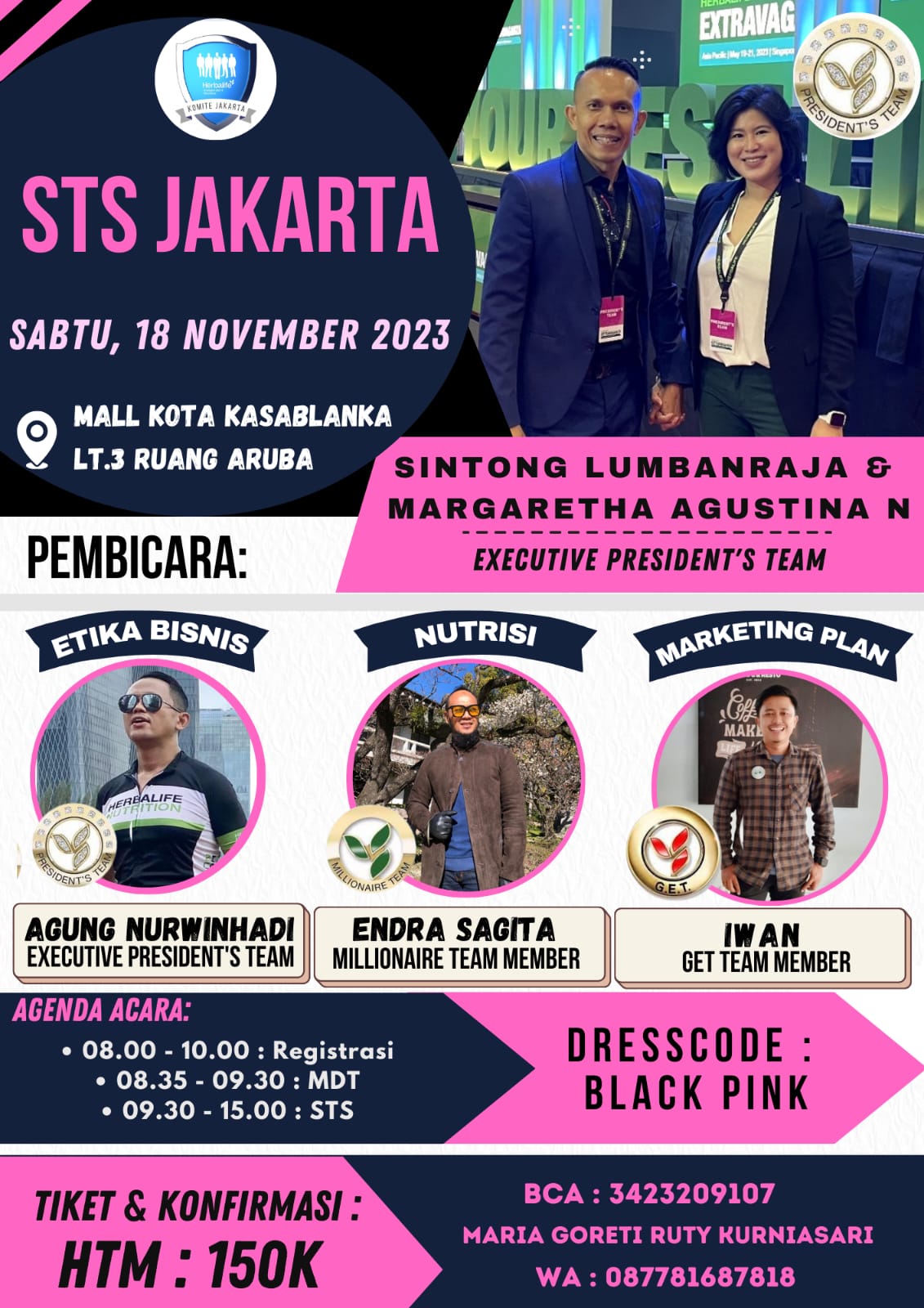 STS Jakarta, 18 November 2023