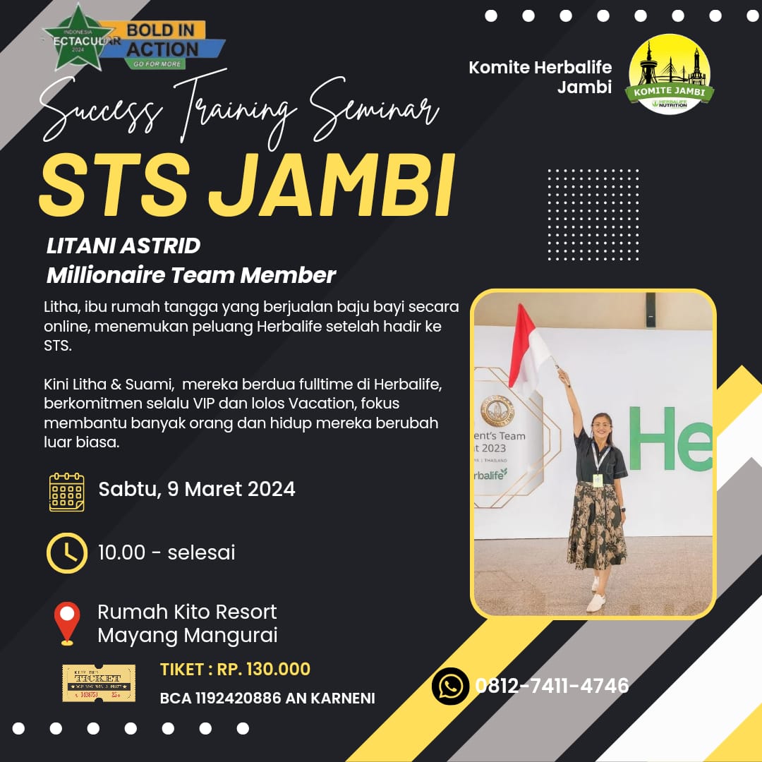 STS Jambi, 9 Maret 2024