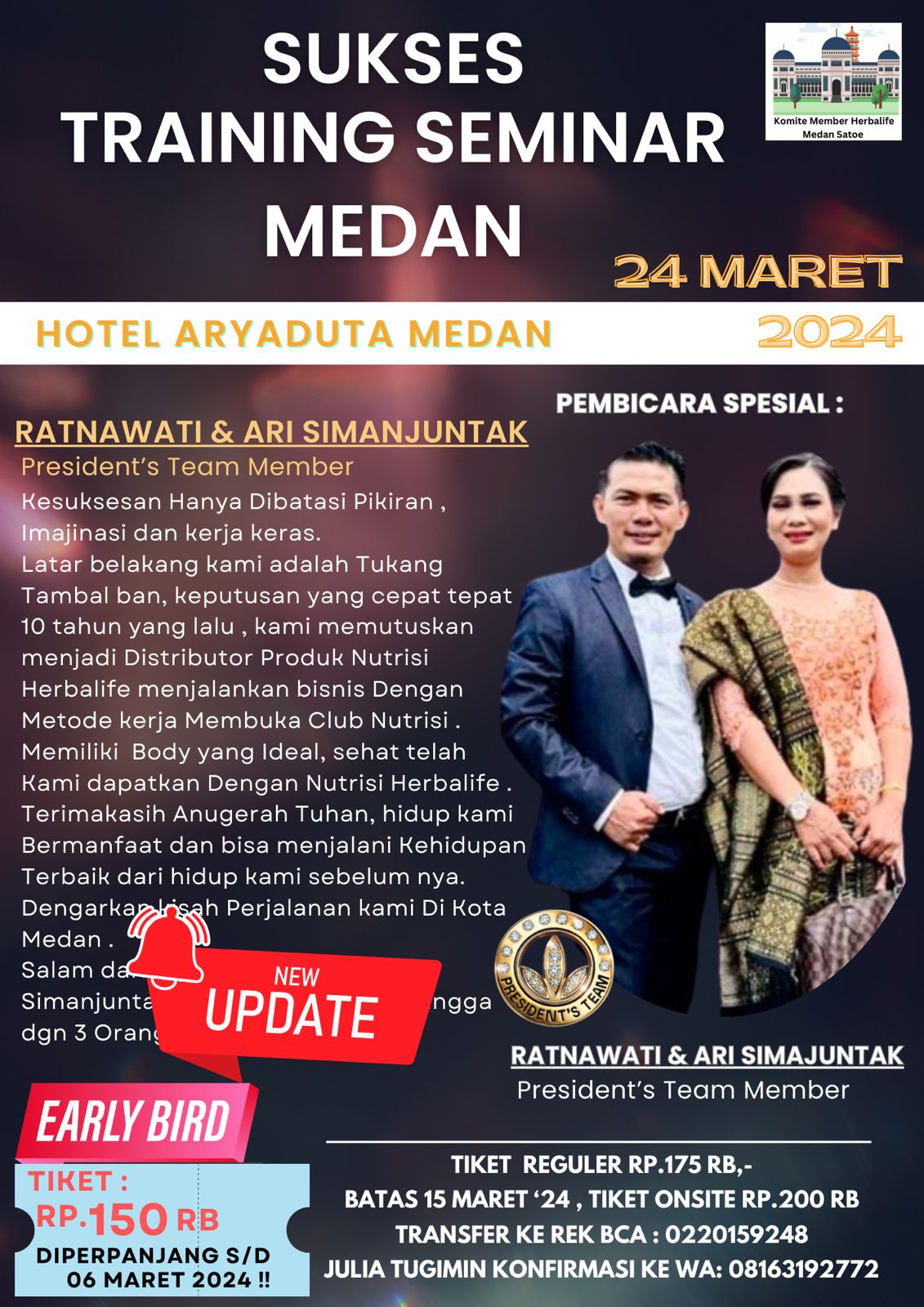 STS Medan, 24 Maret 2024