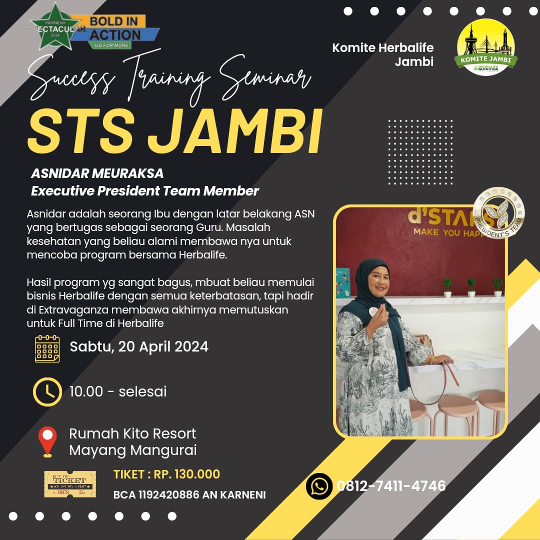 STS Jambi, 20 April 2024