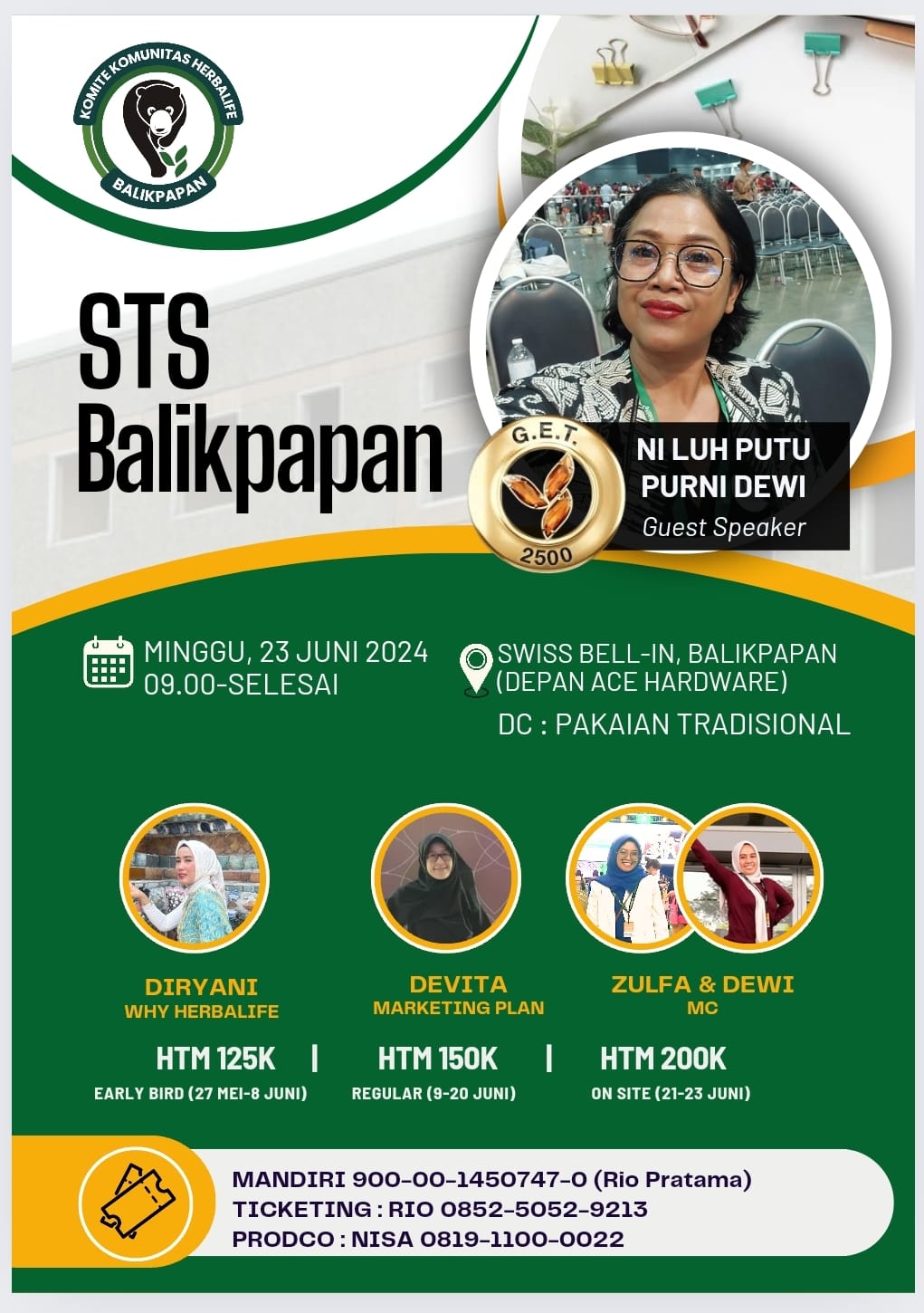 STS Balikpapan, 23 Juni 2024